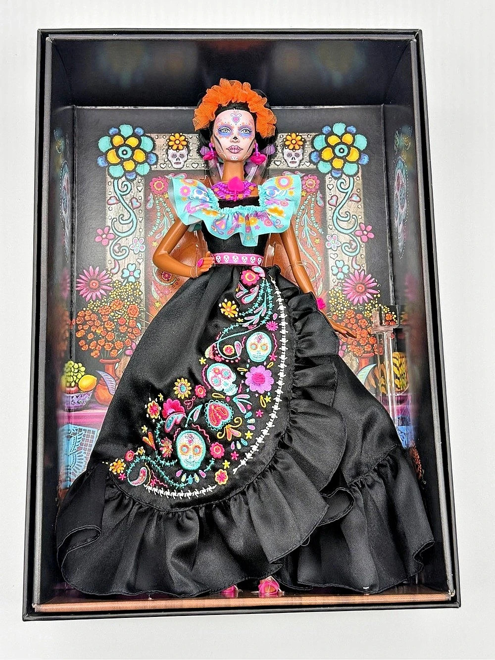Barbie 2021 Dia De Muertos Barbie Doll Black & Multicolor